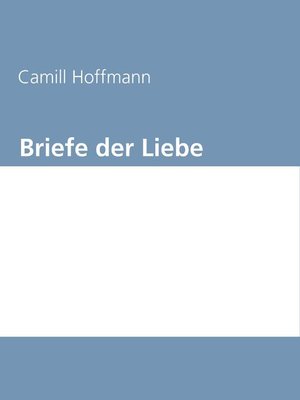 cover image of Briefe der Liebe